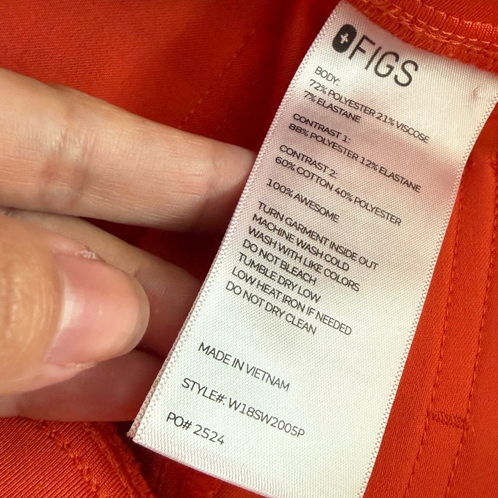 Figs scrubs Sunset orange XS/XXSP - Picture 5 of 5